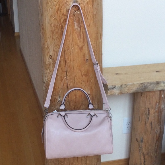 NWT Steve Madden Blush Speedy Logo Satchel - Picture 2 of 16